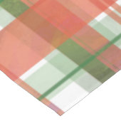 マドラス・プレイド・クリスマス テーブルクロス (アングル)