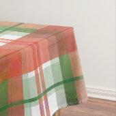 マドラス・プレイド・クリスマス テーブルクロス (インサイチュ)