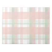 マドラス・プレイド・クリスマス ノートパッド (正面)