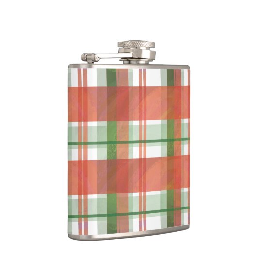 マドラス・プレイド・クリスマス フラスク (右)