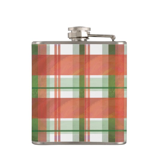 マドラス・プレイド・クリスマス フラスク (裏面)