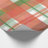 マドラス・プレイド・クリスマス ラッピングペーパー (角)