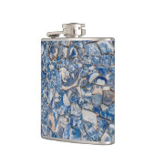 マドラークのブロークンブルー中国フラスコ フラスク (左)