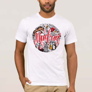 マドリスペインのッドテーマ Tシャツ