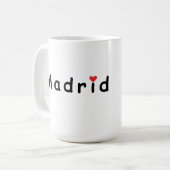 マドリッドが好き コーヒーマグカップ (正面左)