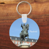 マドリッドキーチェーン，プラザマヨール キーホルダー (正面)