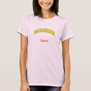 マドリッドスペインのトップ Tシャツ