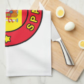 マドリッドスペイン キッチンタオル (四つ折り)