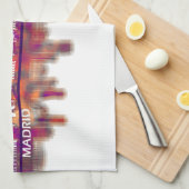 マドリッドスペイン キッチンタオル (四つ折り)