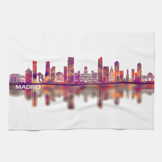 マドリッドスペイン キッチンタオル (横)