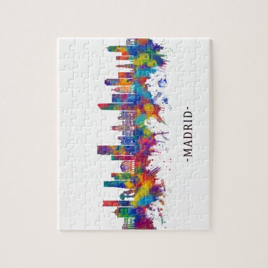 マドリッドスペイン ジグソーパズル (縦)