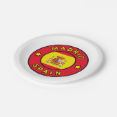 マドリッドスペイン ペーパープレート (アングル)