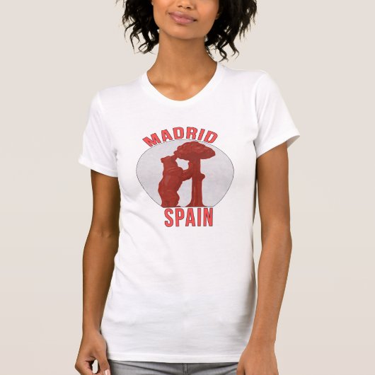 マドリッドスペイン Tシャツ (正面)