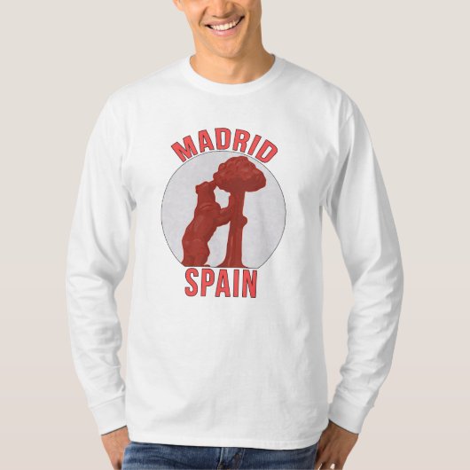 マドリッドスペイン Tシャツ (正面)