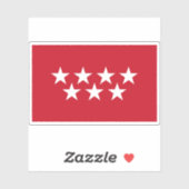 マドリッド州旗 シール (シート)