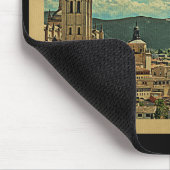 マドリッド・スペイン・ビンテージ・トラベル マウスパッド (コーナー)