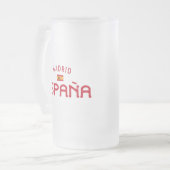 マドリッ動揺してドスペイン(スペイン) フロストグラスビールジョッキ (正面左)