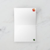 マドリンの漫画のてんとう虫の休日カード シーズンカード (内部)