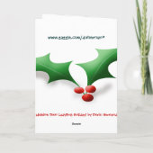 マドリンの漫画のてんとう虫の休日! カード (裏面)