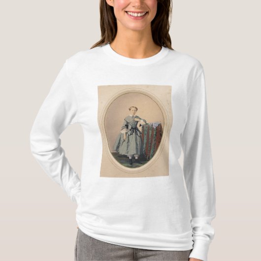 マドリンde Malaretのポートレート Tシャツ (正面)