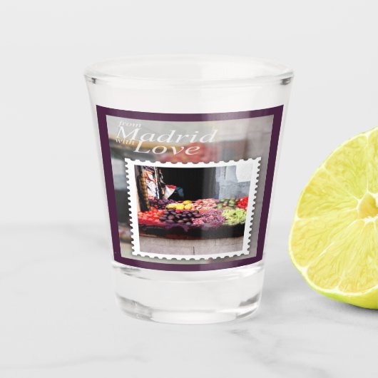 マドリードから愛を込めて ショットグラス (正面)