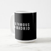マドリードで有名である コーヒーマグカップ (正面左)