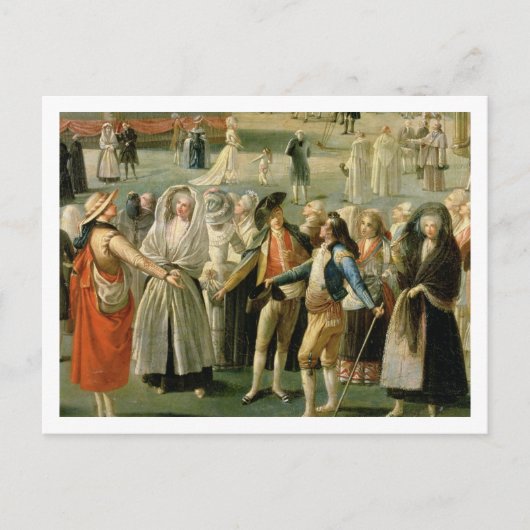 マドリードで熱気球を登ること,詳細 ポストカード (正面)