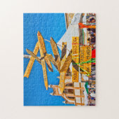 マドリードのシグネポスト。 ジグソーパズル (縦)