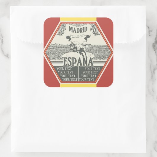 マドリードのシール スクエアシール (バッグ)