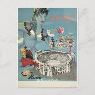 マドリードのヴィンテージ ポストカード