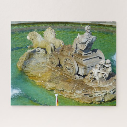 マドリードの噴水。 ジグソーパズル (横)