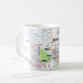 マドリードの地下鉄 コーヒーマグカップ (正面左)