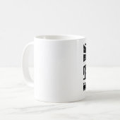 マドリードの地図のマグ コーヒーマグカップ (正面左)