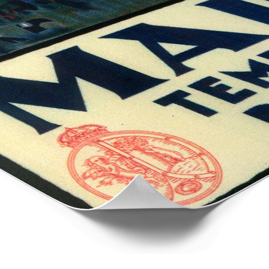 マドリードの春の旅行促進ポスター ポスター (角)