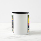 マドリードの春の旅行促進ポスター マグカップ (中央)