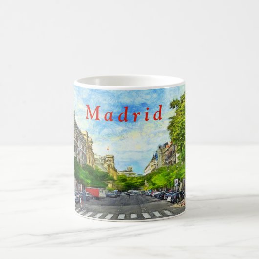 マドリードの通り コーヒーマグカップ (中央)