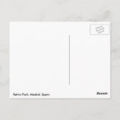 マドリードはがき ポストカード (裏面)