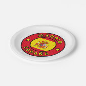 マドリードエスパーニャ ペーパープレート (アングル)