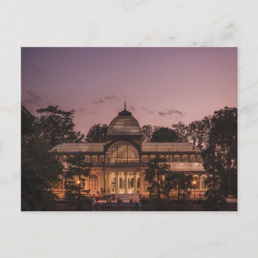 マドリードクリスタルパレストラベルポストカード ポストカード (正面)