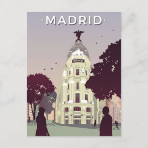 マドリードスペインのヴィンテージ旅行スペインスペインの ポストカード