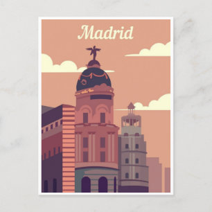 マドリードスペインのヴィンテージ旅行スペインスペインの ポストカード