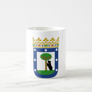 マドリードスペインの紋章付き外衣 コーヒーマグカップ