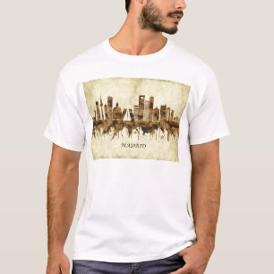 マドリードスペインの街並み Tシャツ