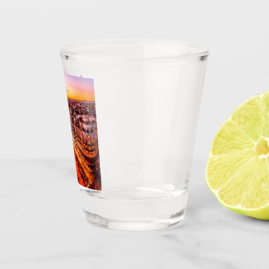 マドリードスペインキャピトルシティスカイライン ショットグラス (右)