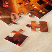 マドリードスペインキャピトルシティスカイライン ジグソーパズル (側面)