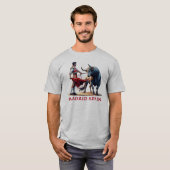 マドリードスペインブルファイティング Tシャツ (正面フル)