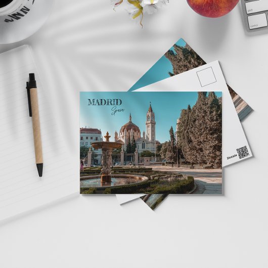 マドリードスペイン旅行風景土産はがき ポストカード