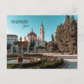 マドリードスペイン旅行風景土産はがき ポストカード (正面)