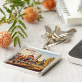 マドリードスペイン旅行風景土産 キーホルダー (側面)