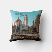 マドリードスペイン旅行風景土産 クッション (裏面)
